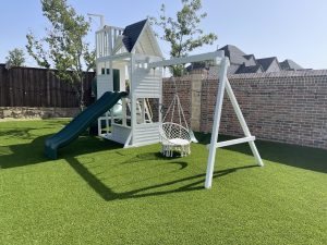 Fun Backyard Transformation with Playground Turf