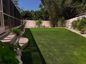 Outdoor Putting Green Extension for Vacation Rental Home