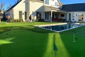 Dallas Poolside Bliss with Artificial Grass & Putting Green