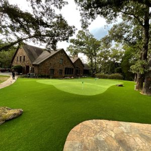 Artificial Grass Installation & Custom Putting Green in Houston