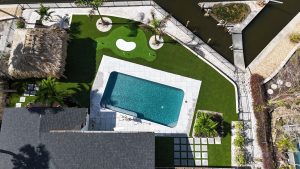 Artificial Grass Installation for Sarasota Oasis