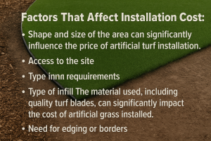Factors That Affect Grass Installation Cost