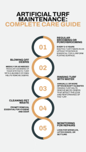 artificial turf maintenance