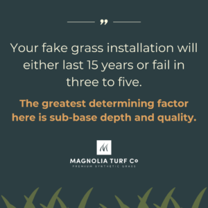 Quote: Fake Grass Installation: Why Most Last 3–5 Years (And How to Get 15+)