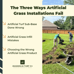 Infographic: How to Avoid the 3 Installation Mistakes That Ruin 90% of Artificial Grass Lawns