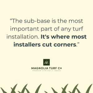 Quote: How to Avoid the 3 Installation Mistakes That Ruin 90% of Artificial Grass Lawns