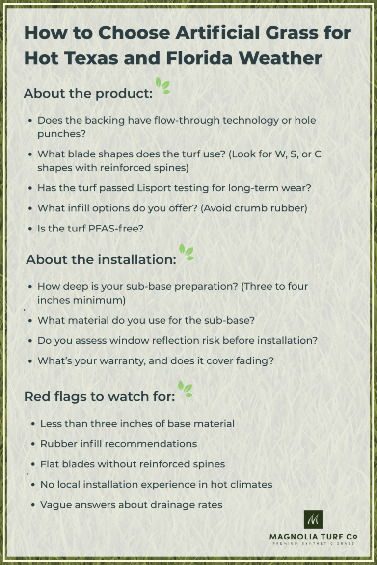 Does Artificial Grass Get Too Hot? A Florida Installer’s Honest Answer
