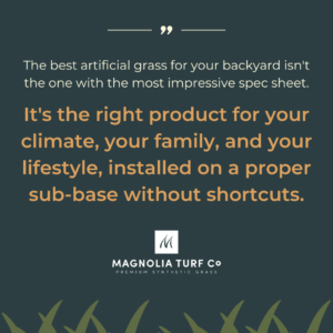 Quote: Best Artificial Grass for Backyards: What 10,000+ Installs Taught Us