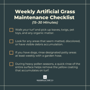 Infographic: Maintaining Artificial Grass: The Texas Homeowners’ Guide to Lawn Care (2026)