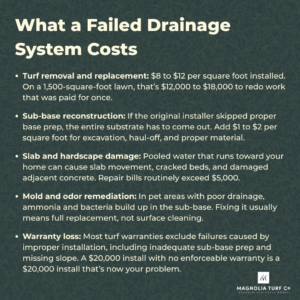 Infographic: Artificial Grass Drainage: A Texas and Florida Buyer’s Guide