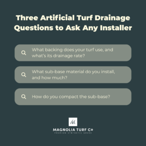 Infographic: Why Artificial Turf Drainage Matters More Than the Turf